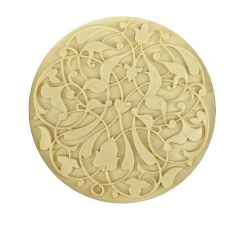 3D Round Flower Silicone Soap Mold DIY Soap Molds Tool Chocolate Cake Design Mould Party Home Decor Handmade Crafts