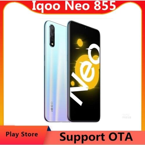 DHL Fast Delivery Vivo Iqoo Neo 855 4G LTE Cell Phone 6.38" Super AMOLED 33W Charger 12GB Ram 128GB Rom Snapdragon 855 Plus OTA