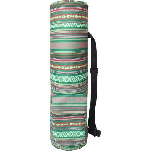 Yoga Mat Full Zip Carrier Bag With Adjustable Shoulder Strap, Phone