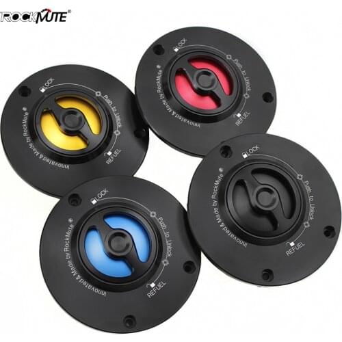 Motorcycle Fuel Tank Cap For Honda CBR600RR CBR1000RR CB1000R CBR900RR CBR929RR CNC Aluminum Push Twist Gas Fuel Petrol Cover