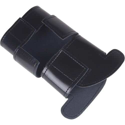 Trumpet Valve Guard PU Leather Protective Sleeve Protector for Trumpet Black