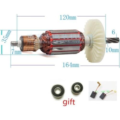 Rotor Motor Armature Replacement for MAKITA HR2470FT HR2470F HR2460F HR2470A HR2470T Rotary Hammer Rotor