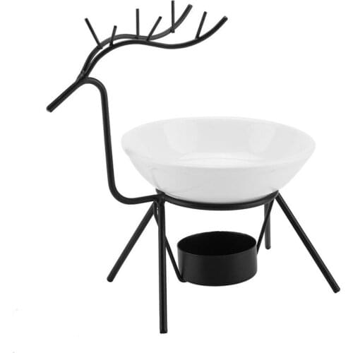 Deer Shape Iron Essential Oil Aroma Burner Candle Holder Home Decorations Essential Oil Burner