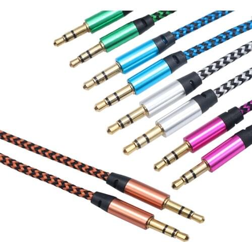 1 Pcs AUX Cable Jack 3.5mm Audio Cable 3.5 mm Jack Speaker Cable AUX Cord For Mobile Phone Connection Car