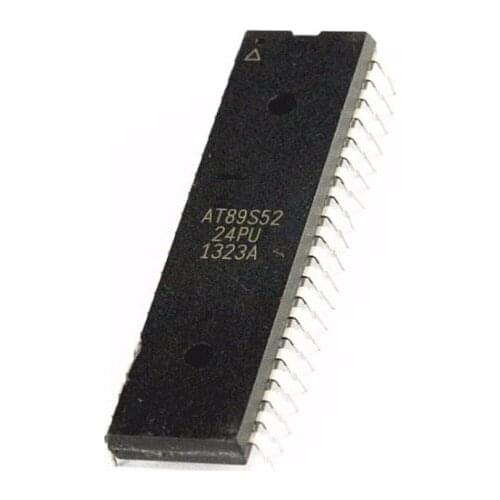 10PCS AT89S52-24PU AT89S52 DIP-40 Microcontroller CHIP IC 5PCS