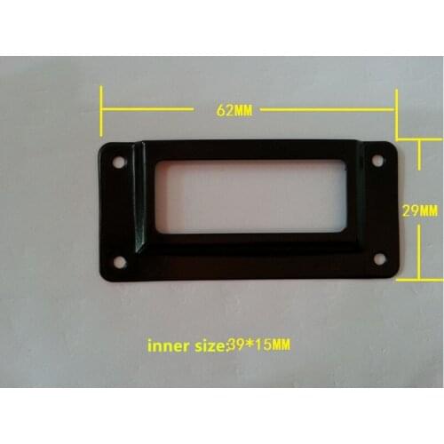 Black Furniture Metal Handle Drawer Cabinet Knob and Handle Kitchen Cupboard Label Cards Tag Card,62*29mm,2Pcs