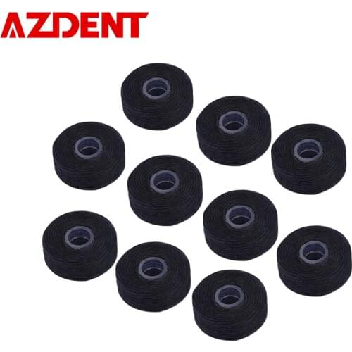 AZDENT 9Pcs/Pack 50M Wax Nylon Dental Flosser Mint Flavor Dental Floss Built-In Spool Flat Wire Replacement Core Toothpick