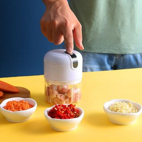 Electric Garlic Masher Sturdy Durable Mini Crusher Chopper USB Charging For Crushed Garlic Crushed Ginger Crushed Fresh Chili