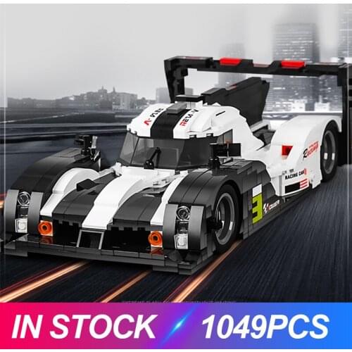 Mould KING MOC 10002 High-tech Series Super Sports Car Racing Model Building Blocks 1049pcs Brick Toys Kids Gift