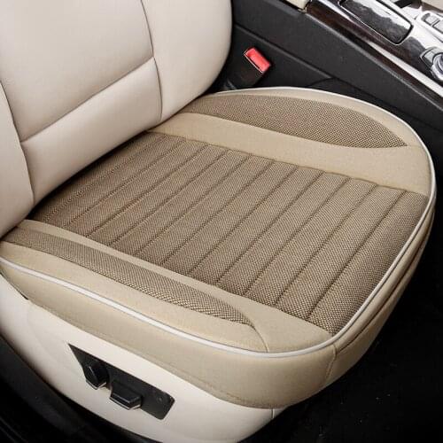 Car Seat Cover Cushion Automobiles Flax Universal Auto Interior Accessories Four Seasons Protect Set Chair Mat Car-styling