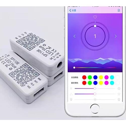 Mobile Bluetooth APP Symphony Light Bar Module Point Light Source Controller with Model SP110E with DC5-12V RGBW Controller