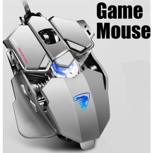USB Wired Competitive Gaming Mouse 9 Programmable Buttons Mechanical Macro Definition Programming Game Mice for Jedi Survival