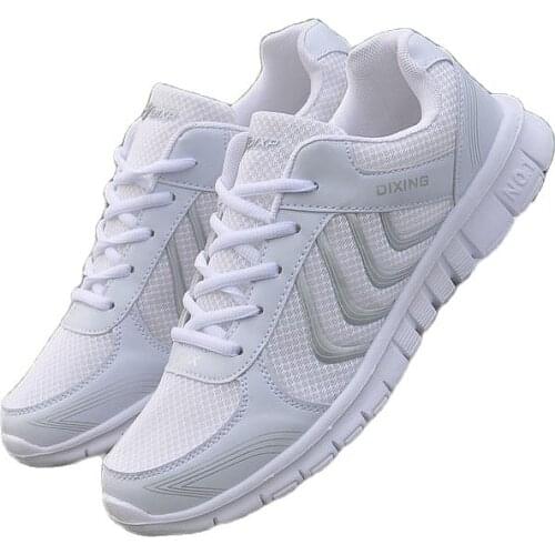 Mesh Sports Shoes Classic Casual Mens Lace Up Casual Shoes Lovers Comfortable and Breathable Mens Chaussures Zapatos