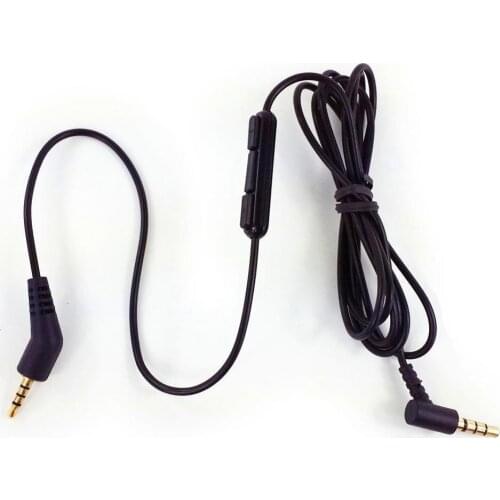 Replacement Inline Remote Microphone Cable for B o s e QC3 Headphone Headset