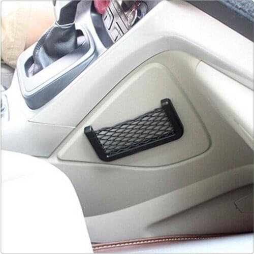 Universal Car Accessories Seat Back Storage Mesh Bag for Mercedes Benz A G500 ML EQA E43 CLA CLA45 F125 E550 GLC C350e