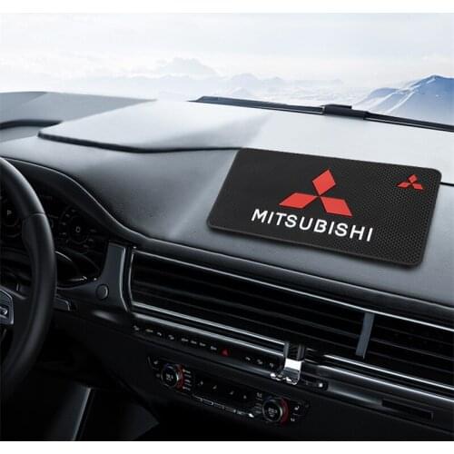 1PCS Car Non-Slip Mat Auto Dashboard Phone Anti-Slip Mat For Mitsubishi asx outlander xl 3 lancer pajero 4 l200