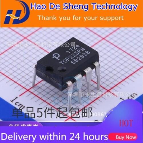 10PCS/LOT TOP223PN DIP-8 Power Management IC TOP223 TOP223P New Original In Stock