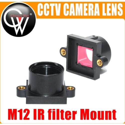 100pcs/lot M12 Lens Mount MTV Security CCTV Camera m12 Lens Holder Bracket with IR650nm filter