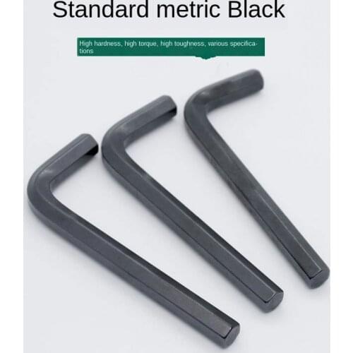 12mm Steel L Shaped Metric Hexagon Hex Allen Key Set Wrench Long Metric L-Shape Key Screwdriver Repair Hand Tools Black