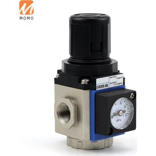 200-08 pneumatic pressure control valve, pressure reducer, built-in pressure gauge
