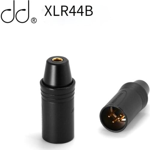 DD ddHiFi XLR44B XLR 4pin to 4.4mm Balanced Adapter Adapt XLR Traditional Desktop Devices to 4.4mm Audio Devices or Earphones
