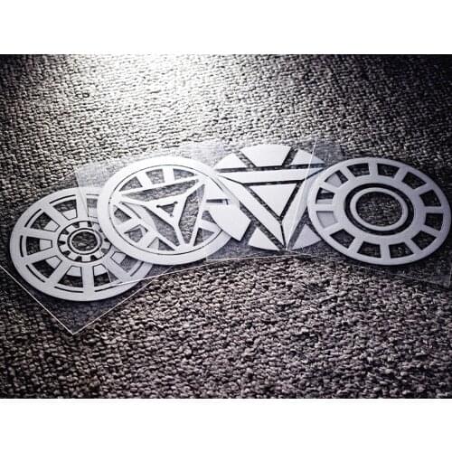 Car Sticker Motorcycle Guitar Case Motorcycle Auto Decals for Classic Cartoon Cold Nuclear Fusion Ark Reactor Hero