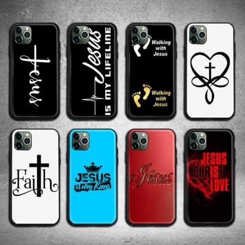 Faith Christian Religious Jesus Phone Case for iphone 12 pro max mini 11 pro XS MAX 8 7 6 6S Plus X 5S SE 2020 XR case