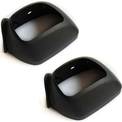 Right Side Rear Mirrors Case Cover Matte black For Honda GOLDWING GL1800 2001-2011 10 Silver