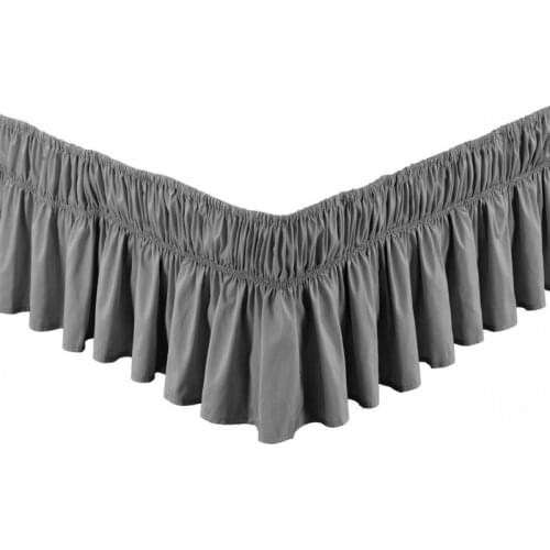 Elastic Bed Skirt Without Bed Surface 100% Polyester Bed Apron Bedspread Lace Bed Skirt Full Queen Size