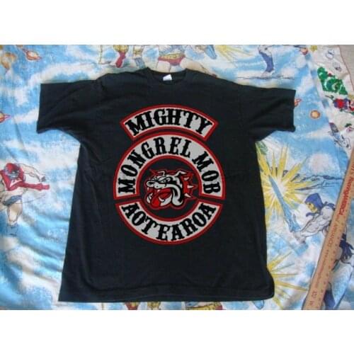 T-SHIRT MONGREL MOB AOTEAROA MC MIGHTY CLUB.USA SIZE