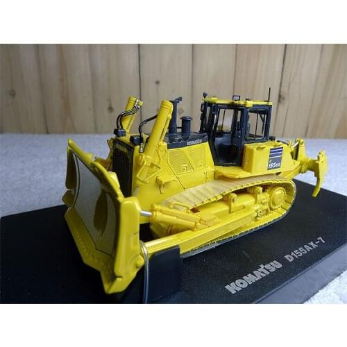 UH 1:50 8010 Komatsu D155AX-7 Tractor Alloy Metal Diecast Cars Model Toy Vehicles For Children Boy Toys