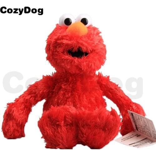33 CM 13'' Sesame Street Elmo Plush Toy Anime Character Elmo Red Stuffed Toys Education Gift Cool Toys for Children Gift