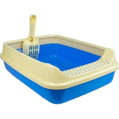 Pet Toilet Bedpan Elimination Anti Splash Cats Litter Box Cat Dog Tray Dipper Kitten Clean Bathroom Accessories Plastic Filter