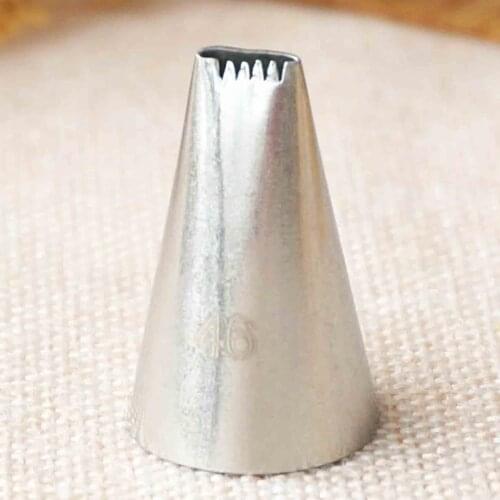 #46 Small Size Basket Weave Piping Nozzle Basketweave Decorating Tip Nozzle Baking Tools For Cakes Bakeware Icing Tip