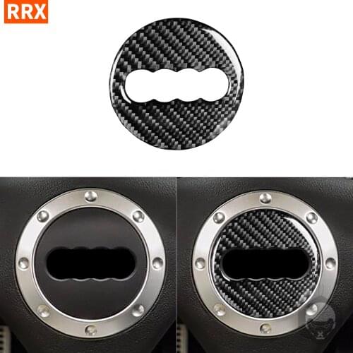 For Audi TT 8N 2001 2002 2003 2004 2005 2006 Carbon Fiber Sticker Car Accessories Steering Wheel Sign Panel Logo Cover Interior