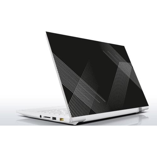 Sticker Master black shape universal laptop skin for 13 14 15 15.6 16 17 19 "inc notebook decal for Mac, dell, Acer, HP, Toshiba, Asus