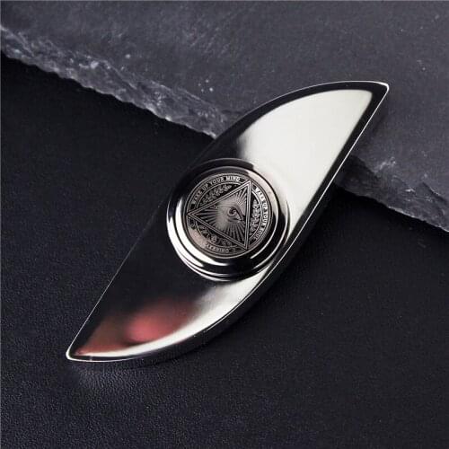Eye of Providence Fidget Spinner Metal Alloy Luster R188 Mute Bearing Hand Spinner Children EDC ADHD Stress Relief Fidget Toys