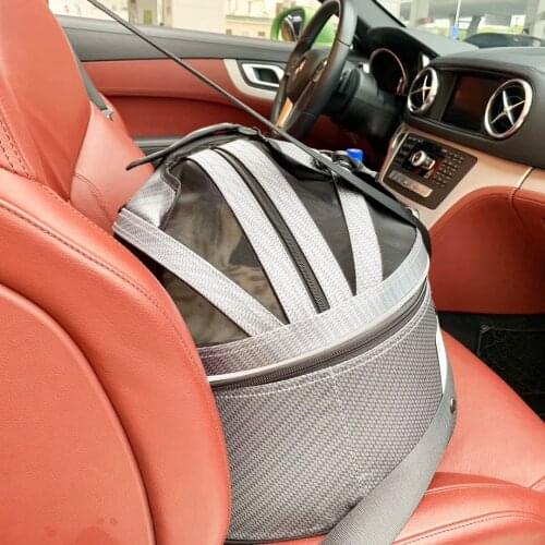 Pet Cat Puppy Car Carrier Seat Bag Hammock Protector Cat Bed Mesh Bag Carrying Waterproof Basket Travel Mat Portable Air Box