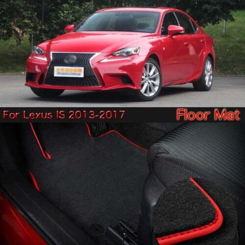Savanini High Quality Soft Nylon Custom Made Non Slip Heavy Duty Floor Carpet Mat Rugs For Lexus IS 2013-2017