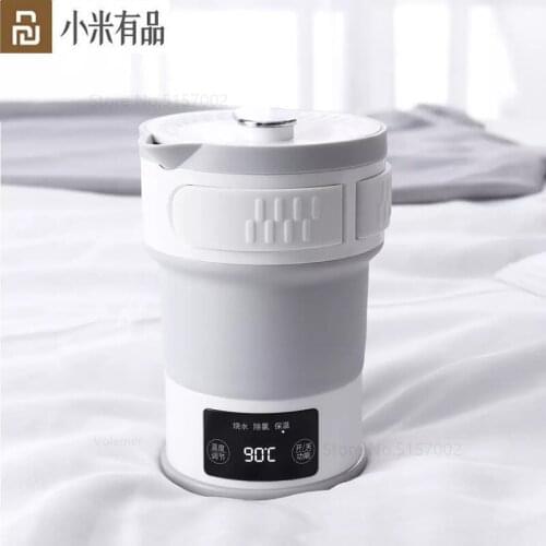Youpin LIFE ELEMENT Folding Portable Electric Water Kettle 0.6L Home Travel Mini Handheld Electric Water Flask Auto Power-Off
