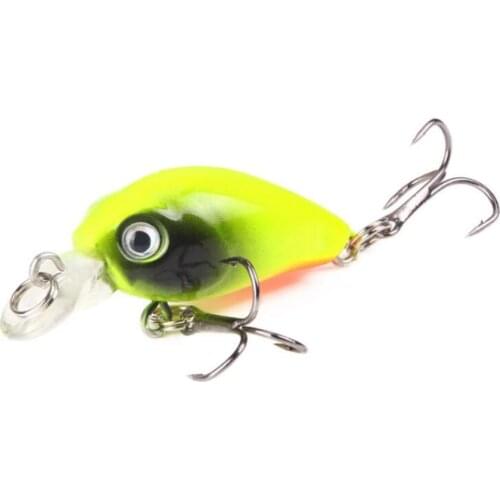 1Pcs/lot Swim Fish Top water Wobbler Fishing Lure 4.5cm 3.8g Artificial Hard Crank Bait Japan Mini Fishing Crankbait lure