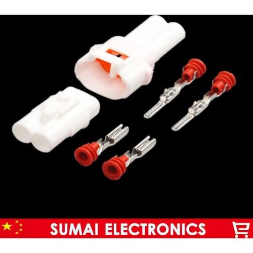 10 sets 2Pin Car connector,foglight plug,Car waterproof Electrical connector Male&Female kits for car boat ect.Free Shipping