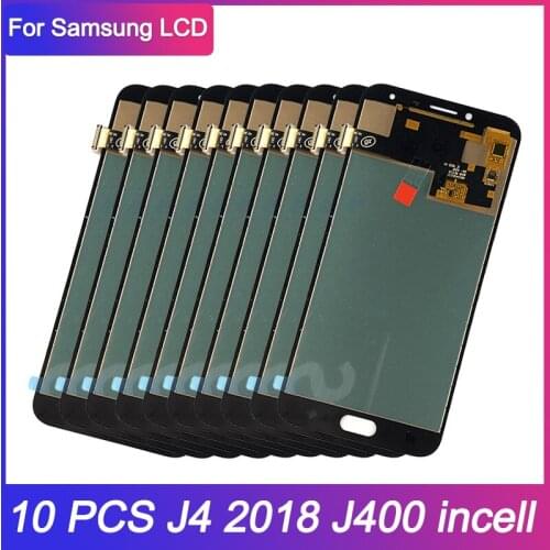 10 piece/lot 5.5'' For SAMSUNG J4 2018 LCD For Galaxy J4 2018 J400 J400F/DS J400G/DS LCD Display Touch Screen Digitizer incell