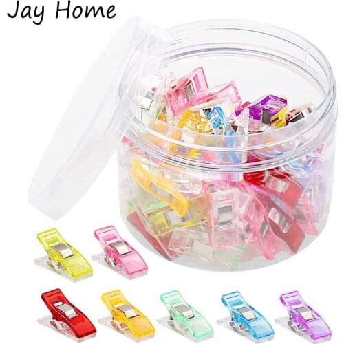 30Pcs Multipurpose Sewing Clips Plastic Fabric Clips Clamps Quilting Clip for Fabric Sewing Crafting Patchwork Supplies