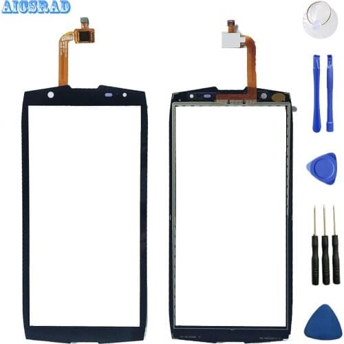 AICSRAD front outer glass For oukilte WP5000 Touch Panel Touch Screen Digitizer Sensor Replacement wp 5000 + Tools