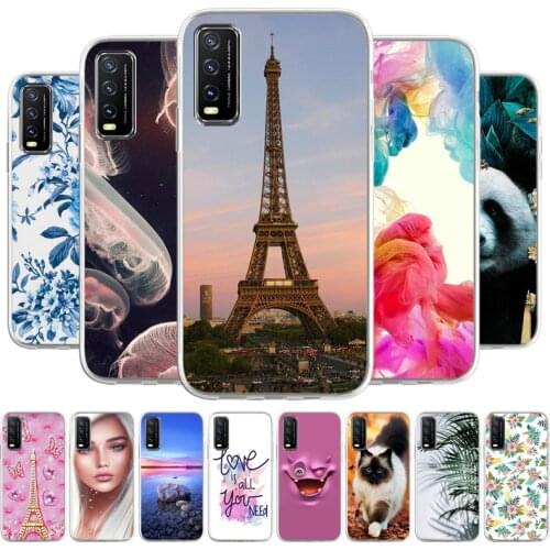Tpu Case For Vivo Y20 Cover Soft TPU Coque Capa