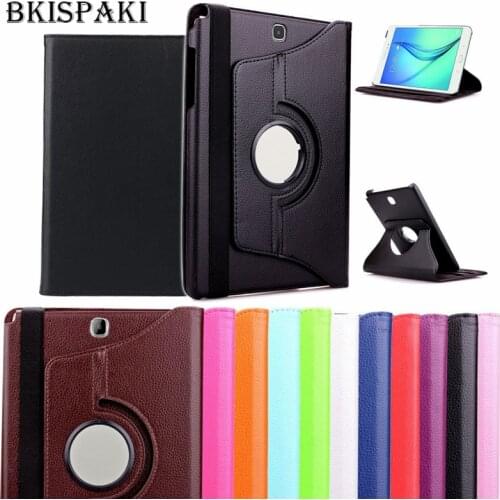 Tablet Tab Case For Samsung Galaxy Tab S2 9.7 SM-T810 T810 SM-T815 T815 Tab S2 9.7inch 360 Rotating Flip PU Leather Tablet Cases