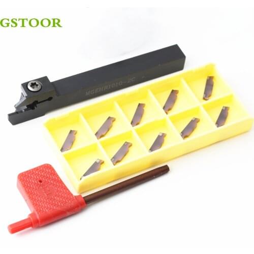 MGEHL1010 1.5/2.0/12.5/3.0 MGEHL1212 MGMN150 1.5/2.0/2.5/3.0mm Grooving Tool CNC Turning Tools Holder Boring Bar with Wrench