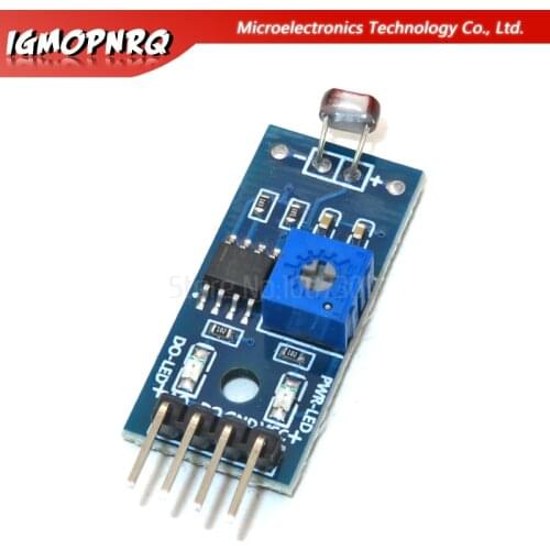 5pcs Panel 4 pin Photosensitive sensor module Light detection Photosensitive resistance module Photosensitive module