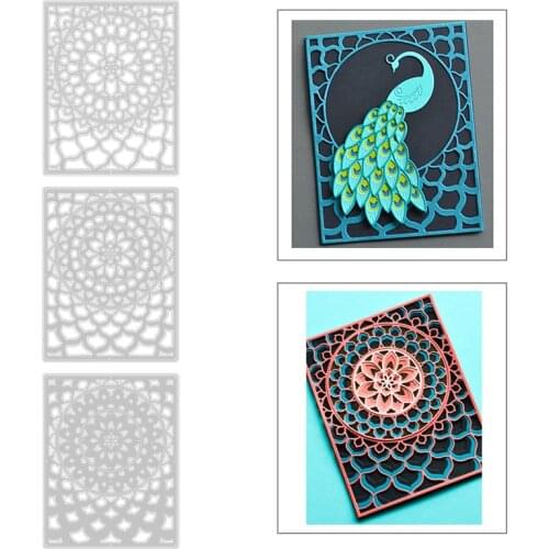2020 New Rectangle Embossing Layering Metal Cutting Dies For Layered Background Greeting Card Paper Scrapbooking Making No Stamp